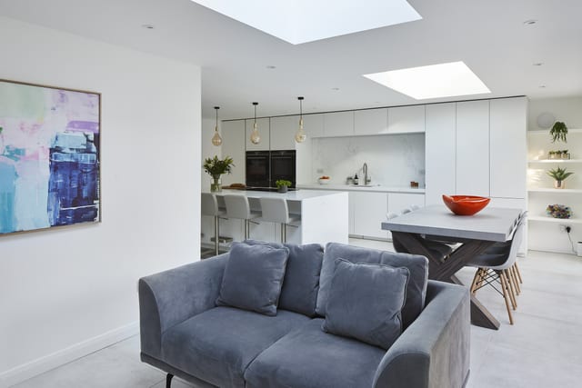Meopham White Caesarstone Kitchen