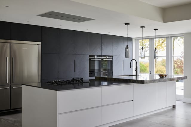 Bidborough Herringbone Ash & Quartzite Kitchen