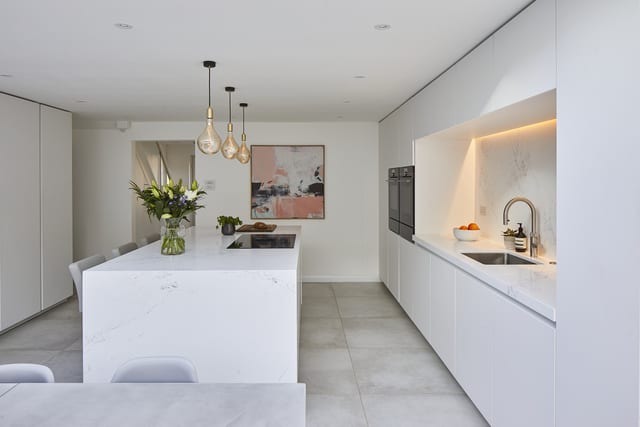 Meopham White Caesarstone Kitchen