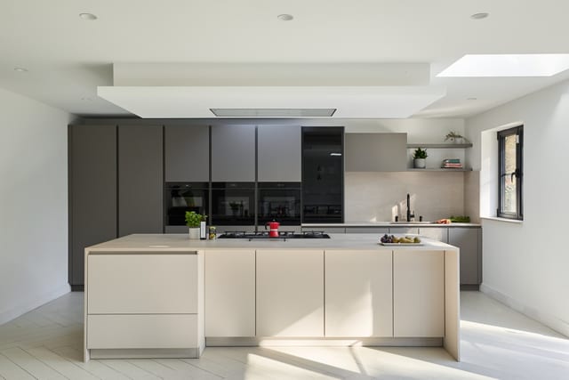 Purley Fenix Taupe & Concrete-Effect Kitchen