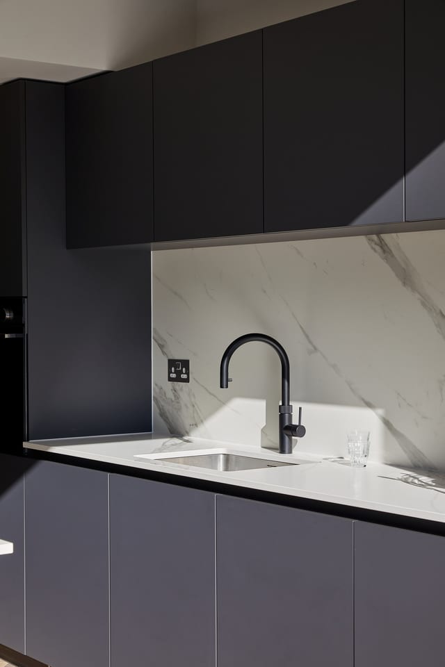 Bromley White & Anthracite Dekton Kitchen