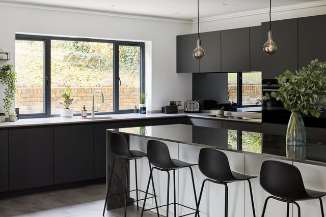 Coney Hall White & Anthracite Kitchen