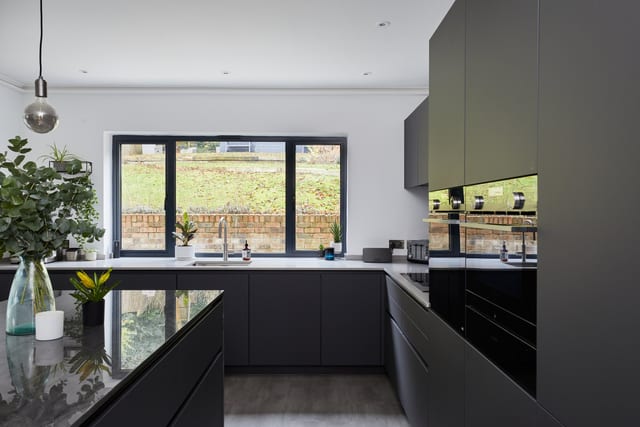 Coney Hall White & Anthracite Kitchen