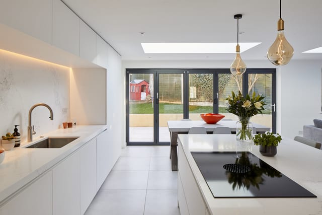 Meopham White Caesarstone Kitchen