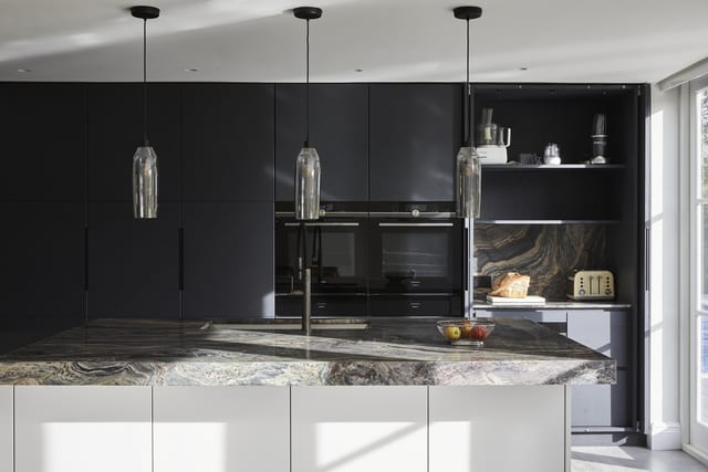 Bidborough Herringbone Ash & Quartzite Kitchen