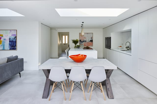 Meopham White Caesarstone Kitchen